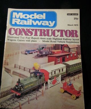 Model Railway Constructor 1975 March Wagons Galore With Plans Model Road Vehicle
