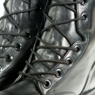 Biltrite Vintage 1967/75 Military Black Leather Steel Toe Combat Boots Size 7XN 2