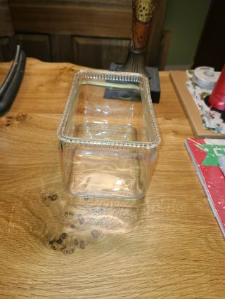 Vintage Glass Aquarium Terrarium Beta Bowl or Wet Battery Box/Jar 3