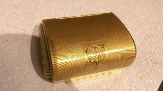 Vintage Gold Bulova Fifth Avenue Ny Wristwatch Watch Case Box Only Red Felt