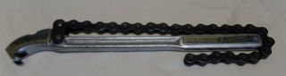Vintage Craftsman V Series 2944452 Chain Pipe Wrench Made In The Usa