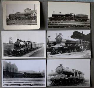 Gcr Robinson Class 8 4 - 6 - 0 Locomotives,  Numbers 181 Et Al,  6 Real Photographs