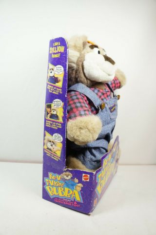 Vintage 1998 Mattel Real Talkin ' Bubba Talking Bear Attached 3