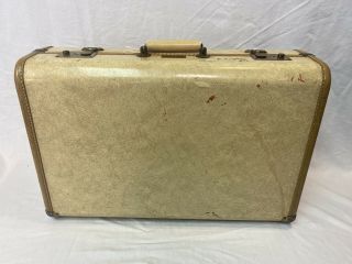 Vintage 1950s Penney’s Towncraft Hardshell Suitcase