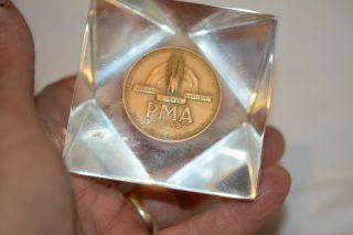 Vintage Acrylic Lucite Paperweight,  W.  Clement Stone PMA 3