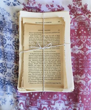 150 Pages Of Vintage Books Page Bundle