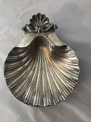 Vintage Bell Mark From Sheffield Dies Shell Clam Bowl Dish Silver Plate
