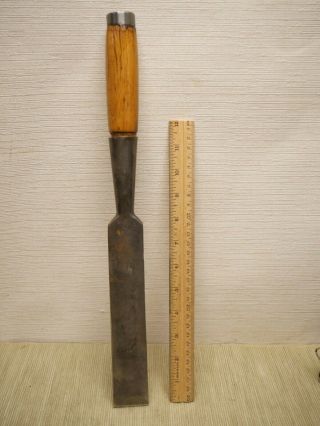 Old Woodworking Tools Vintage T.  H.  Witherby 1½ " Timber Framing Socket Chisel