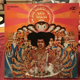 Vintage The Jimi Hendrix Experience “axis: Bold As Love” 1967