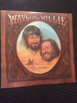 1978 Waylon And Willie Vintage Vinyl Record Album Waylon Jennings Willie Nelson