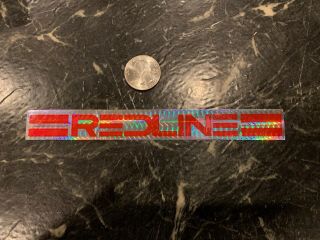 Nos 1980s Redline Prism Decal Sticker Vintage Freestyle Old School Bmx