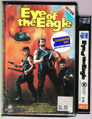 Eye Of The Eagle Vintage Clamshell Vhs Video Tape