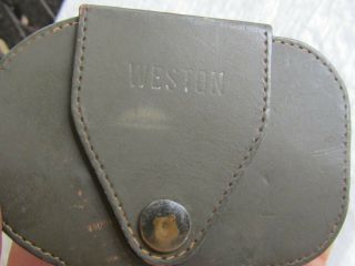 D226 Vintage Weston Mater III Universal Exposure Meter w/ Case 737 3