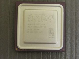 Amd Amd - K6 - 2/333afr 333mhz Vintage 321 - Pin Ceramic Pga Cpu Processor
