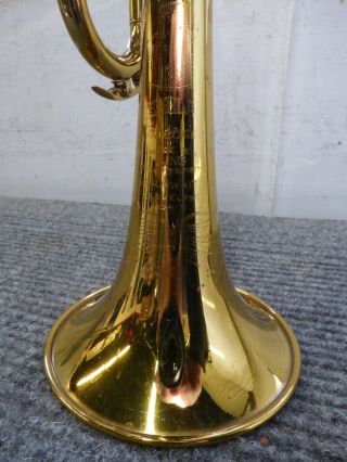 Vintage 603 - T Cleveland Toreador Trumpet By Hn White Just Cleaned