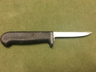 Vintage Dexter Russell Usa Made Meat Cutters Knife Hollow Ground Ygs Stamped