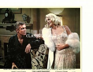 R265 George Peppard Carroll Baker The Carpetbaggers 1964 8 X 10 Vintage Photo