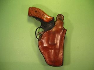 Vintage Safariland Brown Leather Lined Holster For Smith & Wesson 2.  5 " K Frame