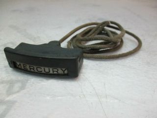 Vintage Mercury Outboard Silver/black Recoil Pull Start Handle And 54 " Rope