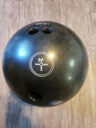 Vintage Faball Black Hammer Bowling Ball 16lbs B005