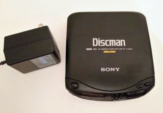 Vintage Sony Discman D - 132ck Cd Player Mega Bass