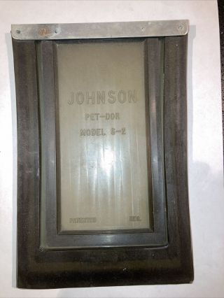 Vintage Johnson Pet - S - 2 (small) Cat Door Used/nos
