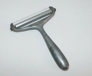 Vintage Aluminum Presto Cheese Slicer Cutter With Roller Bar -