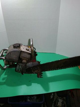 Vintage Lombard Governor Corp Model 3 - 16 Gear Drive Chainsaw