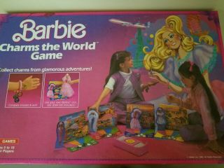 Vintage Barbie Charms The World Game Mattel 1985 100 Complete