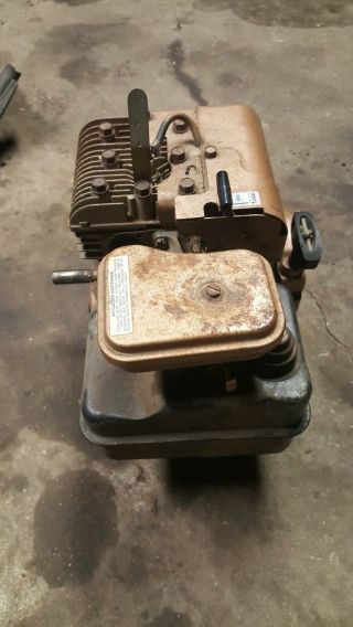 Vintage briggs and stratton parts engine model 130232 5 HP 206cc hole in engine 3