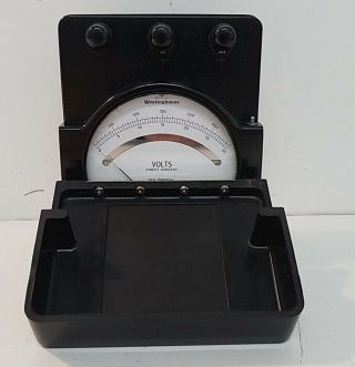 Vintage Westinghouse Portable Dc/direct Current Amperes Meter