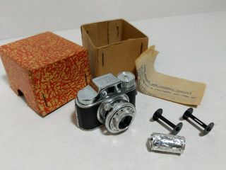 Vintage Hit Mini Spy Camera Paperwork Made In Japan