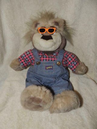 Real Talkin Bubba The Bear Does Not Talk 15 Inch Plush Stuffed 1997 Vintage