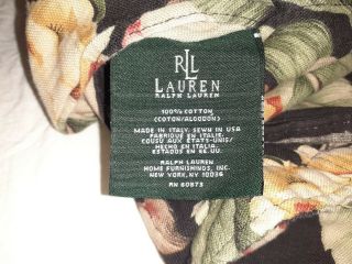 RALPH LAUREN Vintage Standard Pillow Sham 100 Cotton Made in Italy Sewn in USA 3