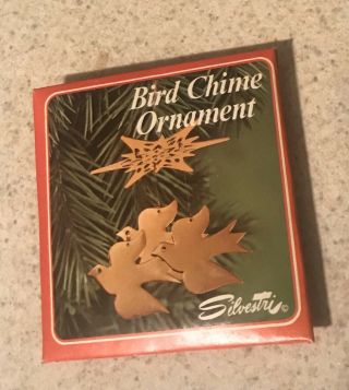 Vintage Macy’s Silvestri Bird Chime Christmas Ornament