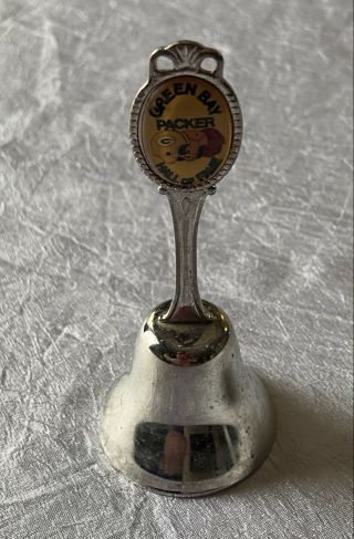 Vintage Souvenir Table Ringing Bell - Green Bay Packers Hall Of Fame - Football
