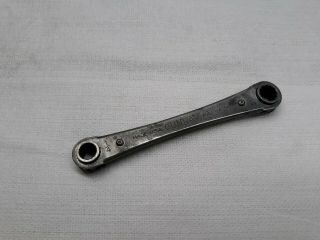 Vintage Dunlap 12 - Point Ratcheting Wrench 1/4 " & 5/16 " Made In Usa