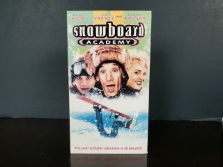 Vintage 1997 Snowboard Academy (1997) Vhs Video Corey Haim Jim Varney Nielsen