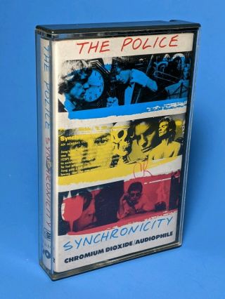 Vintage Cassette Tape The Police Synchronicity A&m Records 1983