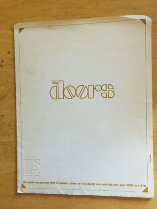 The Doors,  Jim Morrison Vintage 2 Press Photos Kit Folder