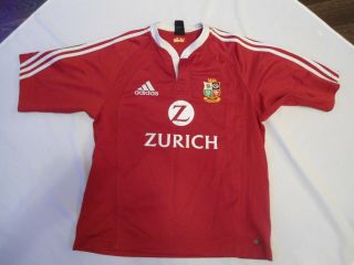 Vintage Irish And British Lions Adidas Rugby Jersey Size Med