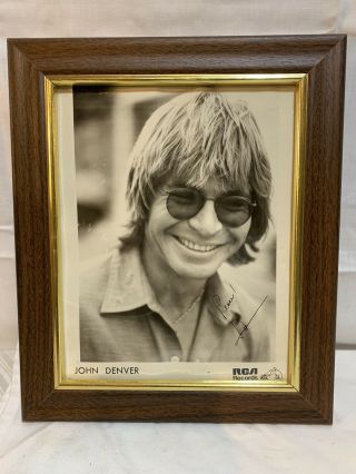 Vintage 1970’s John Denver Autographed Photo