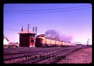 S911 Duplicate Slide Union Pacific 961w At Cheyenne,  Wy 1969