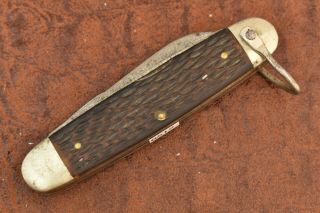 VINTAGE ULSTER USA BOY SCOUTS OF AMERICA BSA DELRIN SCOUT KNIFE (6512) 2