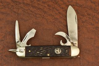 VINTAGE ULSTER USA BOY SCOUTS OF AMERICA BSA DELRIN SCOUT KNIFE (7946) 3