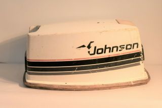 Vintage Omc Johnson 20hp Outboard Motor Hood Cowl 7.  4