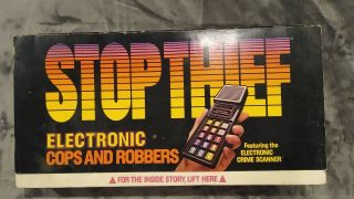 Vintage 1980 Parker Brothers Stop Thief Game