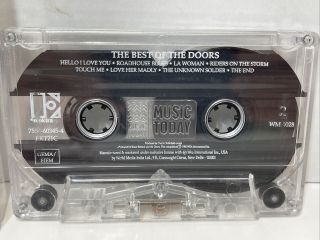 The Best of The Doors Vintage Cassette Tape Jim Morrison Light My Fire Classic 3