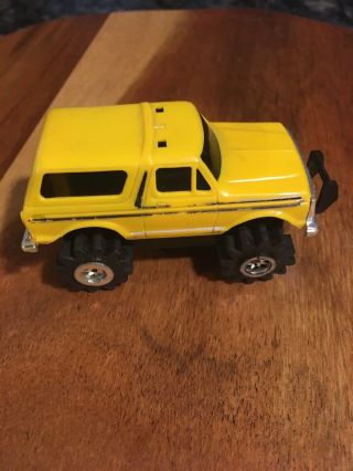 Vintage Schaper Stomper 4x4 - Yellow Ford Bronco,  Runs And Lights Up