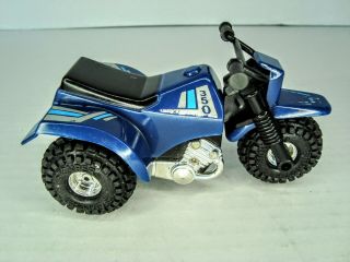 Vintage 80s Schaper Stomper Blue 3 Wheeler ATV Toy 2